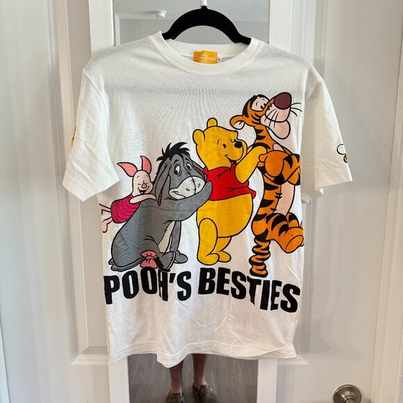 Tokyo Disney Resort T-Shirts Pooh's Besties Friends Size Small Color White - Picture 2 of 5